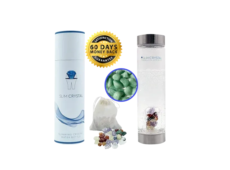 SlimCrystal - Crystal-Infused Water Bottle Natural Weight Loss